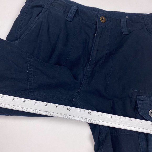 American Eagle Classic Fit Cargo Shorts Men's Size 30 Cotton Blue - Picture 11 of 13